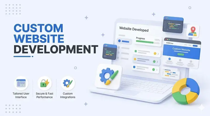 Bespoke website development for unique business needs