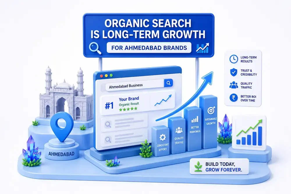 SEO strategy session for an Ahmedabad business team