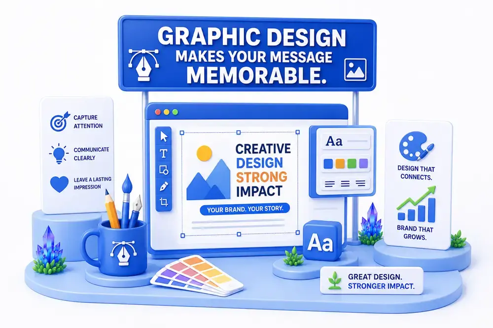Professional graphic design for marketing impact