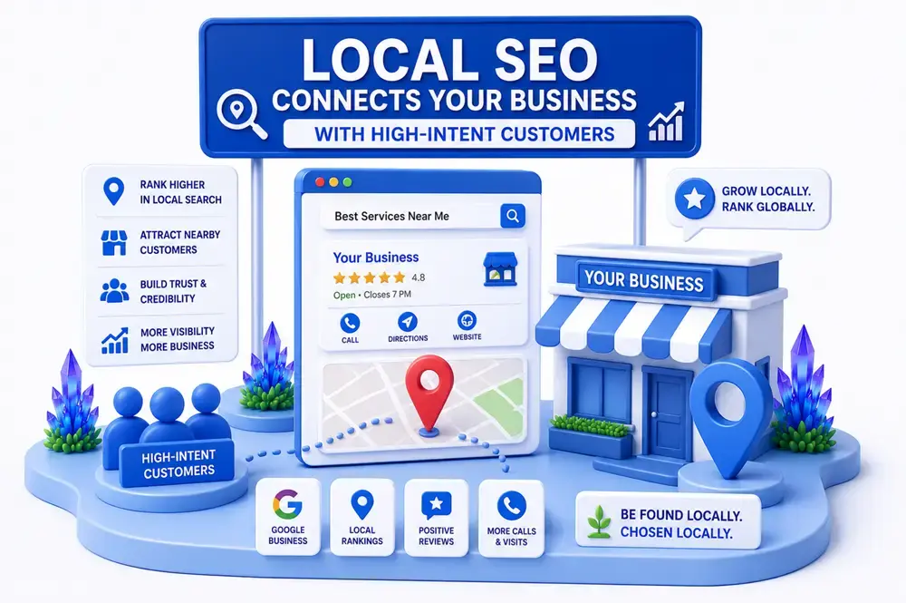 Local SEO strategy for nearby customer acquisition