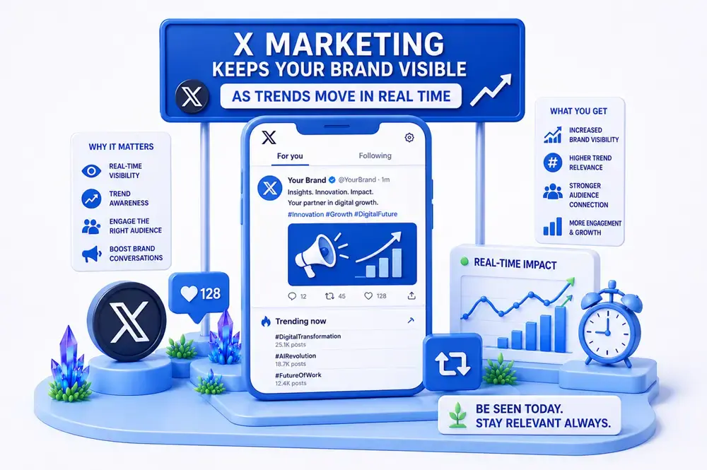 Twitter X marketing for real-time brand visibility