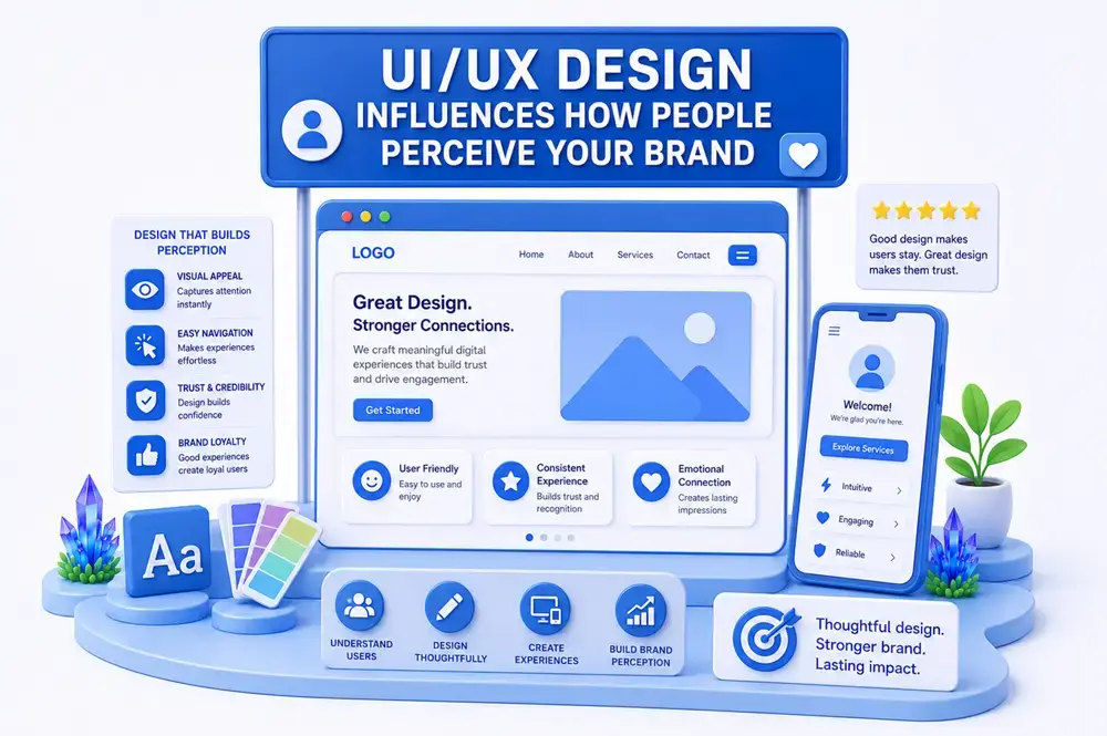 UI UX design services for websites and applications