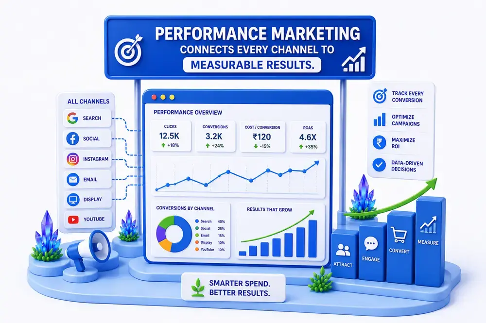 Performance marketing for measurable ROI and growth